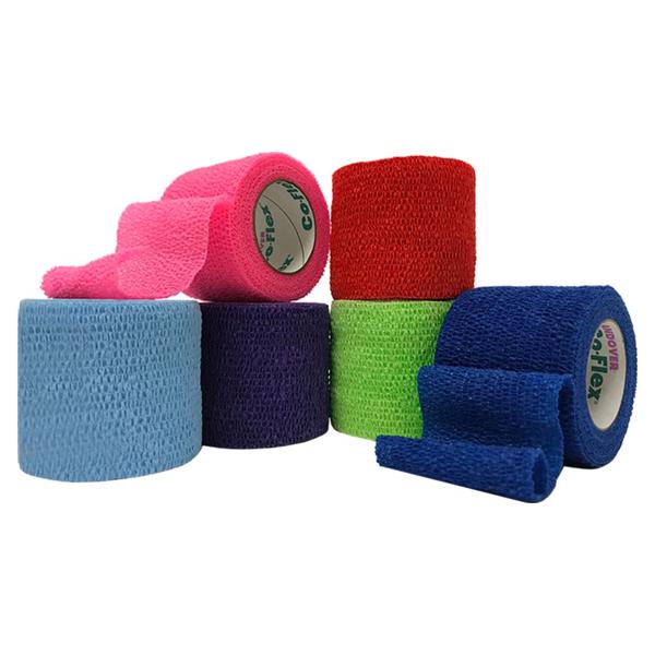 Andover Coated Products Bandage Coflex 1"X5Yd Compression Elastic Colorpack Latex Non-Sterile 30/Bx - 3100CP-030