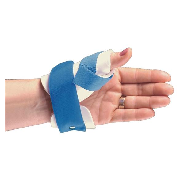 Alimed Splint Freedom Thumbkeeper Adult Hand Fm/Thrmplstc Wht/Blu Size Medium Right Ea - 5104