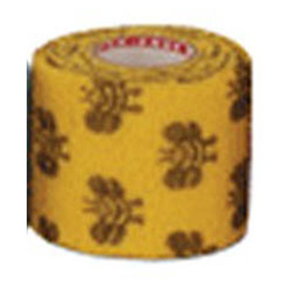 Andover Coated Products Bandage Coflex 2"X5Yd Compression Elastic Bee Pattern Lf Non-Sterile 36/Pk - 5200BB-036