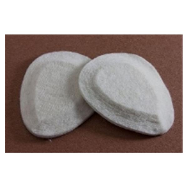 Econoline Products Pad Orthopedic Oval Metatarsal Felt 2.75X2.25" 3/16" Thick White 100/Pk - 1008478