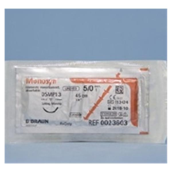 Aesculap Suture 5-0 Glyconate Dsmp13 Monosyn Undyed 18" Monofilament 36/Bx - C0023603