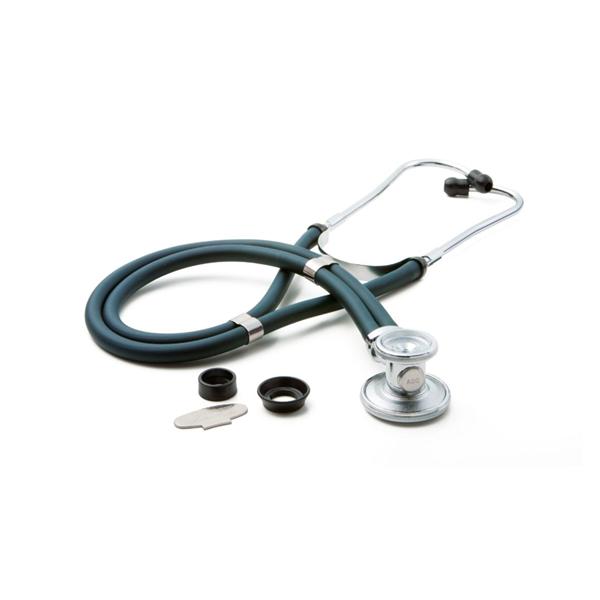 American Diagnostic Corp. Stethoscope Sprague Rappaport Adscope 641 Teal Adult/Pediatric 30" 2-Head Ea - 641TL