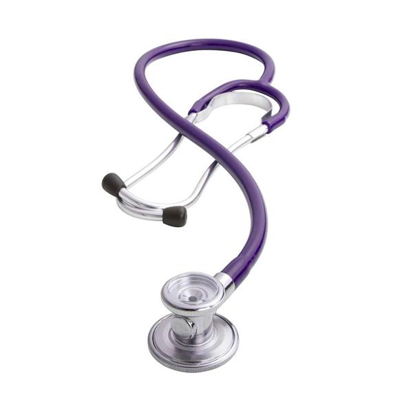 American Diagnostic Corp. Stethoscope Sprague Rappaport Adscope 647 Purple Adult/Pediatric 31.5" 2-Head Ea - 647V
