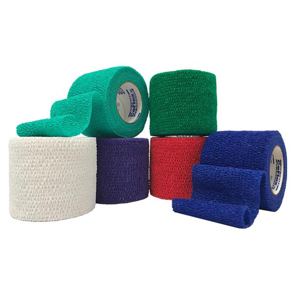 Andover Coated Products Bandage Coflex 2"X5Yd Compression Elastic Rainbow Lf Non-Sterile 36/Ca - 5200RB-036