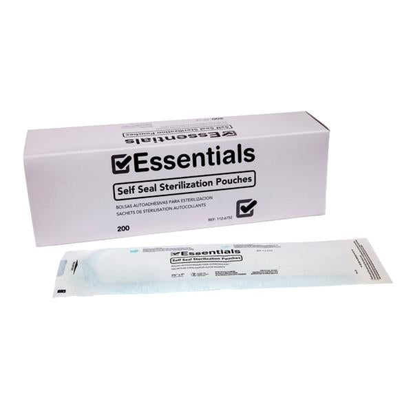 Essentials Healthcare Products Pouch Self Seal Essentials 2.75 In X 9 In Latex Free 200/Bx, 6 Bx/Ca - 1126752