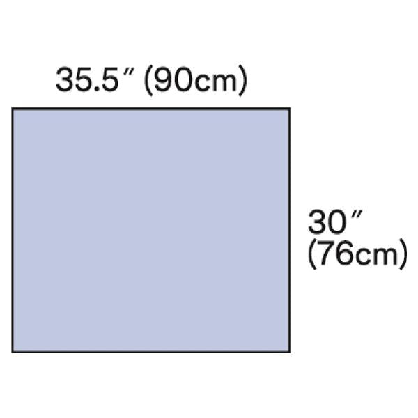 3M Healthcare Drape Surgical Steri-Drape Non-Fenestrated 36X30" Blue Sterile 200/Ca - 9069