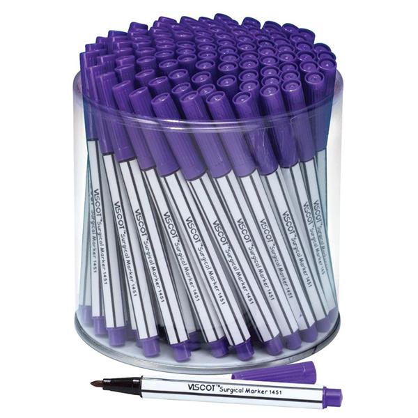 Alimed Marker Pre-Surgical Skin Gentian Ink Standard Tip Violet Mini Ns 1000/Bx - 933294