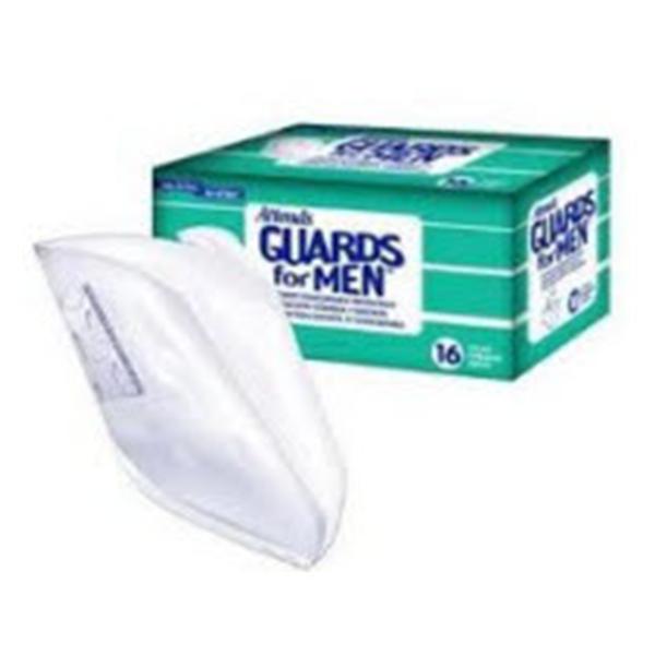 Attends Healthcare Products Guard Attends Adult Male One Size Fits All 8.5X10.25" Light White 4X16/Ca - MG0400