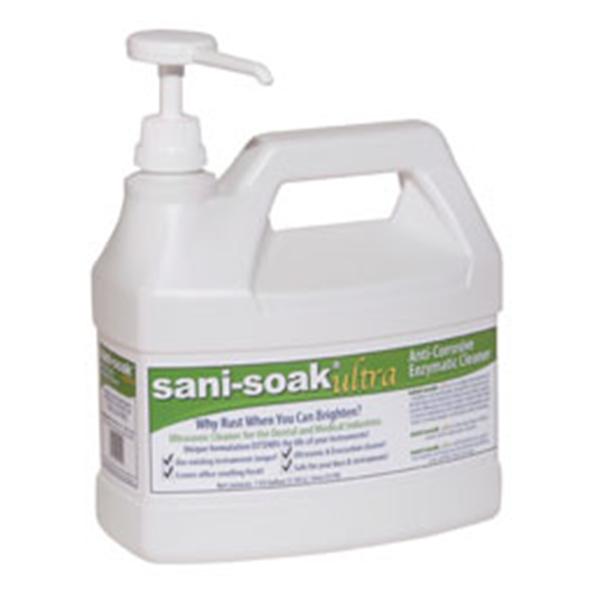 Enzyme Industries Inc Cleaner Ultrasonic Sani-Soak Ultra 1 Gallon Citrus 1Ga/Bt - 5198