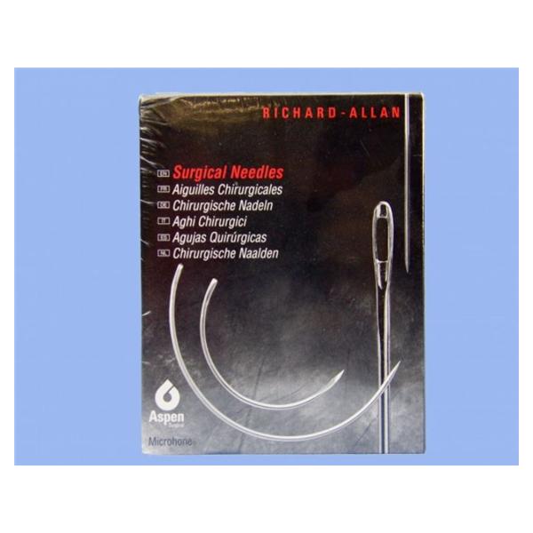 Aspen Surgical Needle Surgical Richard-Allan .050X1.102" .5Crcl Ss My Ctgt Strl 2X72/Bx - 216705