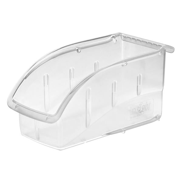 Akro-Mils Bin Shelf Insight 10-7/8X5-1/2X5-1/4" Ultra-Clear Polycarbonate 12/Ca - 305B1