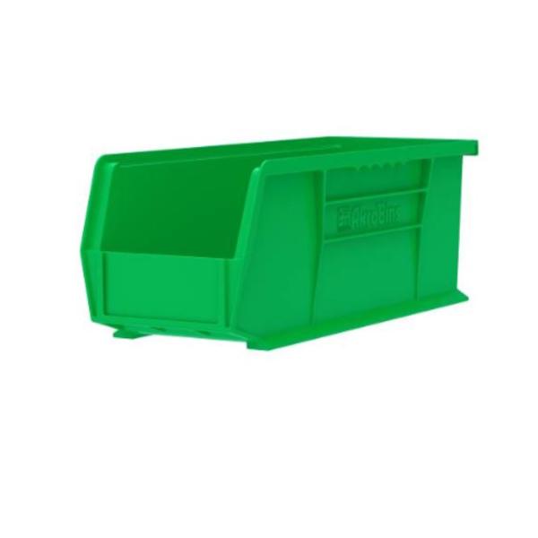 Akro-Mils Bin Storage Akrobins 14-3/4X5-1/2X5" Green Polymer With Label Holder 12/Ca - 30234GREEN