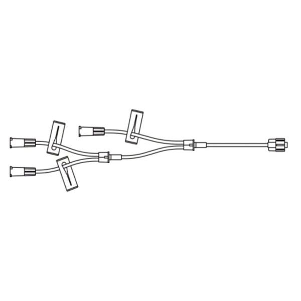 B. Braun Medical Iv Extension Set 9" Triple-Leg Set/3 Female Luer Connectors 100/Case - 473041