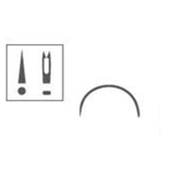 Aspen Surgical Needle Surgical Richard-Allan .037X1.26" 1/2 Circle Stainless Steel Strl 2X72/Bx - 200203