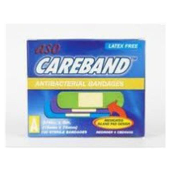 Aso Corporation Bandage Strips Plastic Careband 3/4X3" Flexible Neon Lf 1200/Ca - CBD5118