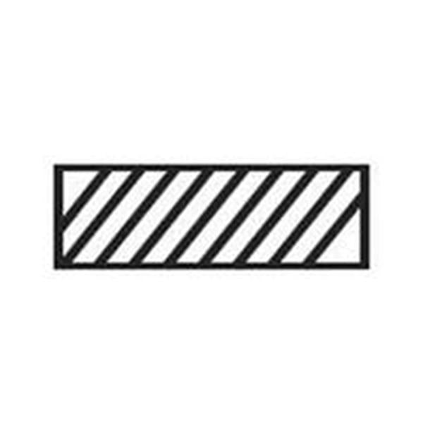 Aspen Surgical Tape Instrument Id Colortrack 8-1/2X11" Sheet/1/4" Flexible Wht/Blk Dgnl Strp Ea - 159007EEA