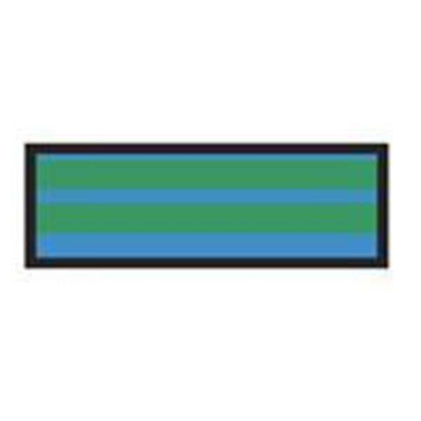 Aspen Surgical Tape Instrument Id Colortrack 8-1/2X11" Sheet/1/4" Flexible Blue/Green Stripe Ea - 156003EEA