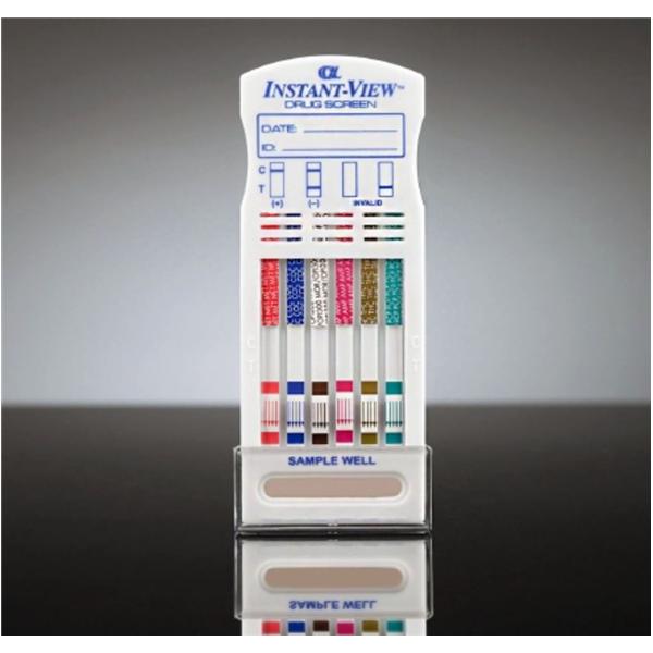 Alfa Scientific Designs Instant-View Drug Screen Dip Card Test Kit Clia Waived 12 Panel 20/Bx - 03-3965QW