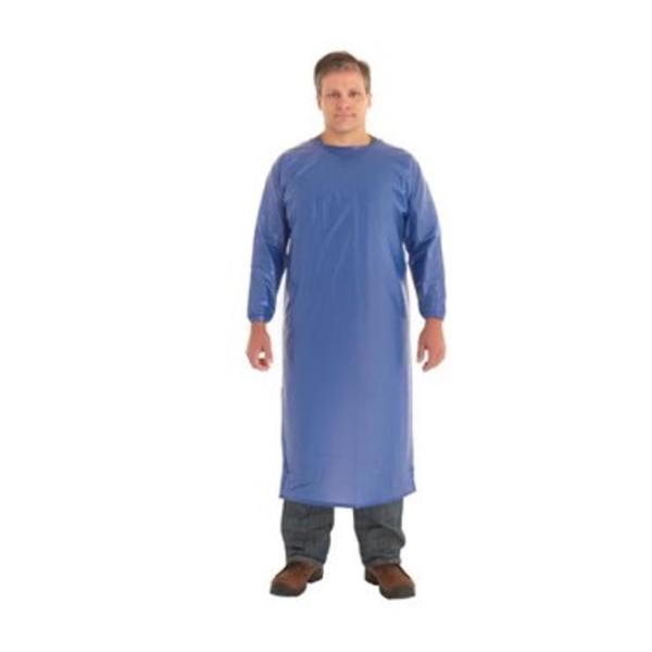 Ansell Healthcare Products Apron Barrier Vinyl Unisex Blue X-Large With Full Coverage Adult 12/Ca - 56-910-XL