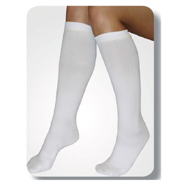 Alba-Waldensian Stocking Compression Home C.A.R.E. Knee High Closed Toe Xl Unisex White 12Pr/Ca - 555-04