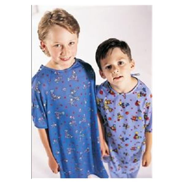 Encompass Group Gown Patient 100% Polyester Small Unisex Space Adventure Print Adult Ea - 45751-608