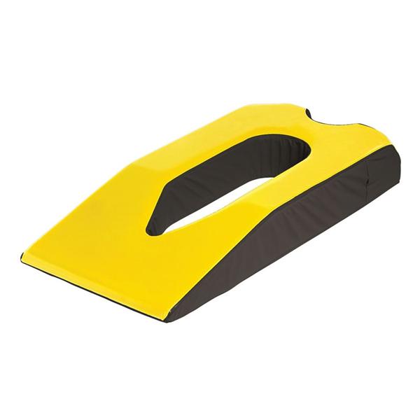 Alimed Positioner Prone Ali-Lite Flt Btm Viscoelastic Polymers Blk/Ylw 44X20.5X5.5 Ea - 937887