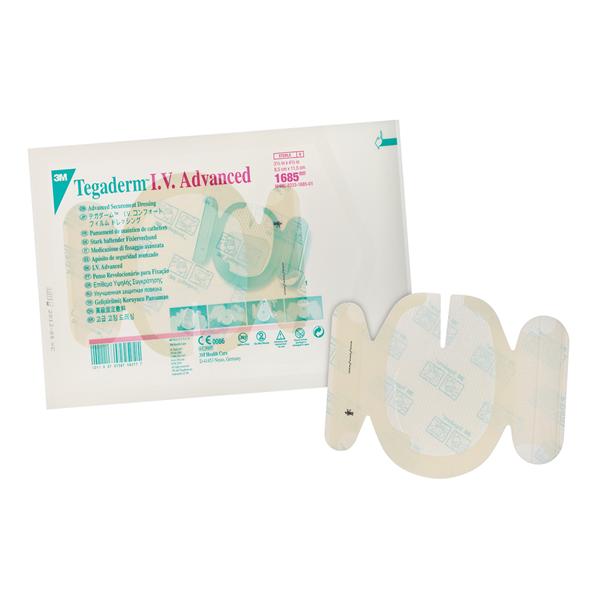 3M Healthcare Dressing Iv Tegaderm Advanced Mlt Ingrdnt 3.5X4.5 Strl Adhs Trans Lf 50X4/Case - 1685