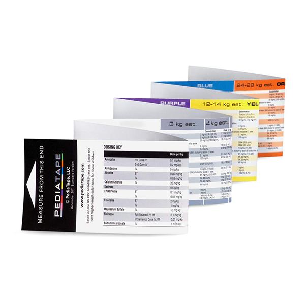 Emergency Medical Products Measuring Tape Emergency Pediatape Ea - 3710-16051