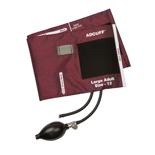 American Diagnostic Corp. Inflation System Bp Adcuff F/ Mrcrl 34-50 Adlt 12 Arm 50Cm/25 Burg Ea - 865-12XBD