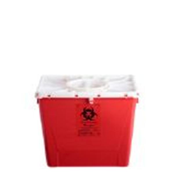 AP Medical Container Biohazard Rcra 8Gal Polyethylene Symbol Black 9/Case - FGAP30DBC001