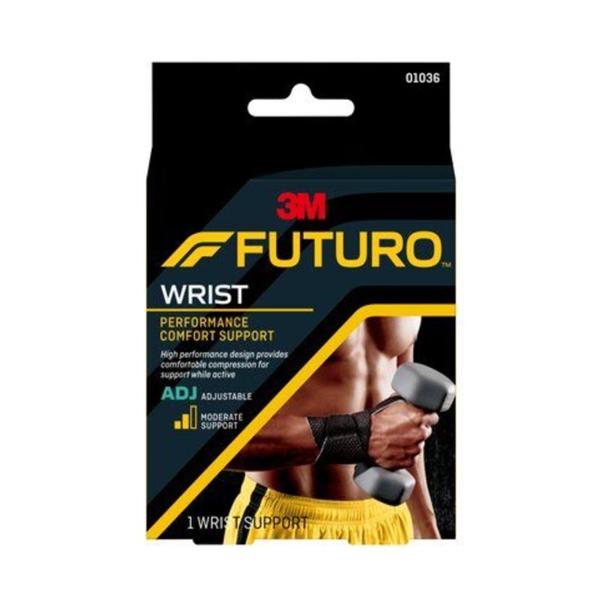 3M Healthcare Support Futuro Precision Fit Wrist Gel Black Left 12/Case - 01036EN