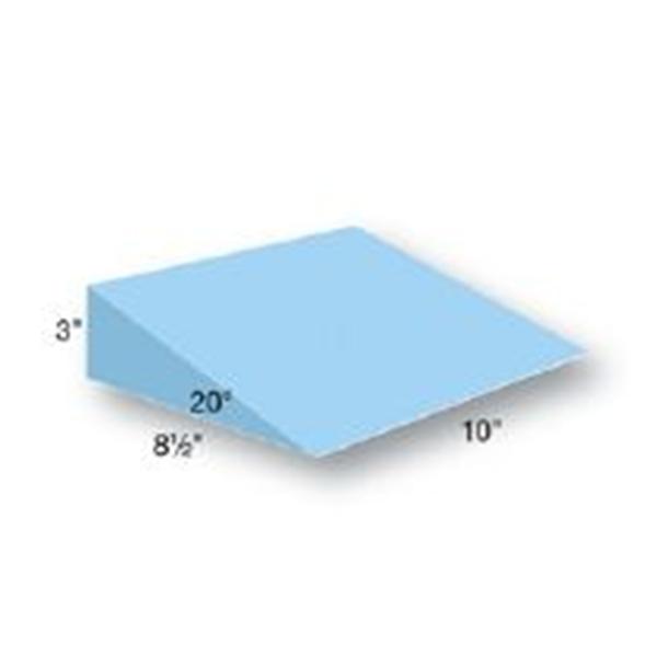 Alimed Wedge Positioning 20 Degree Foam Blue Vinyl Cover 8.5X10X3" Ea - 931723