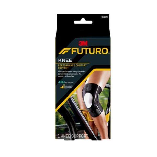 3M Healthcare Support Wraparound Futuro Precision Fit Knee Gel Black Left 12/Ca - 01039ENT