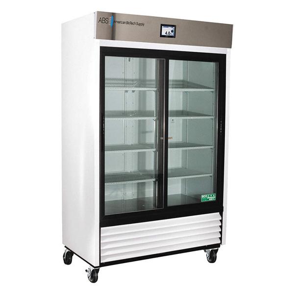 American BioTech Supply(ABS) Refrigerator Laboratory Templog Premier 47Cf 2 Sld Gls Dr 1 To 10C Cycl Dfrst Ea - ABTHC47TS