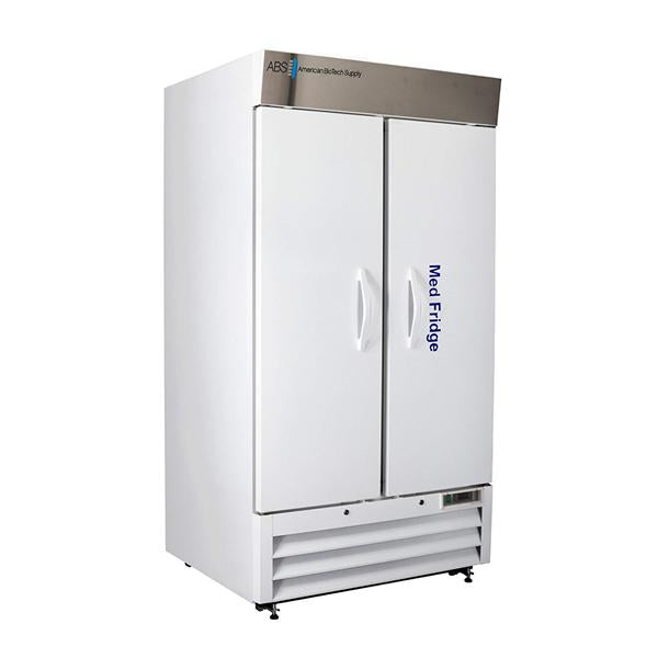 American BioTech Supply(ABS) Rfrgrtr Pharma/Vax Premier Medfridge 49Cf 2 Sld Swng Drs 2 To 8C Cycl Dfrst Ea - PHABTS49S