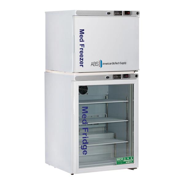 American BioTech Supply(ABS) Rfrgrtr/Frzr Pharma/Vax Premier 7Cf 1 Gls Dr/1 Sld Dr 2 To 8/-15 To -25C Ea - PHABTHCRFC7A