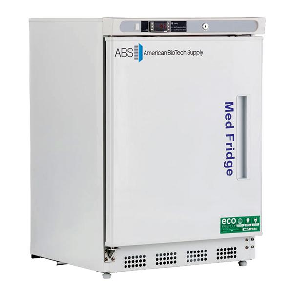 American BioTech Supply(ABS) Refrigerator Pharmaceutical/Vaccine Premier 4.6 Cu Ft 1 Dr 2 To 8C Cycl Dfrst Ea - PHUCBI0404LH