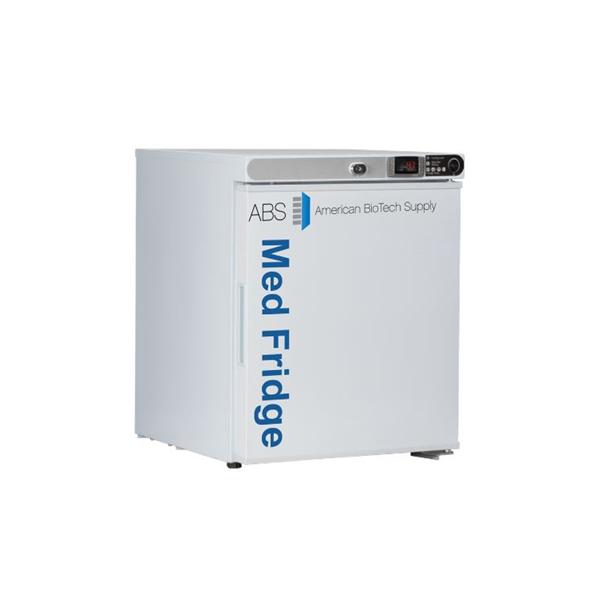 American BioTech Supply(ABS) Refrigerator Laboratory Premier Medfridge 1 Cu Ft 1 Solid Swing Door 2 To 8C Ea - PHUCFS0104LH