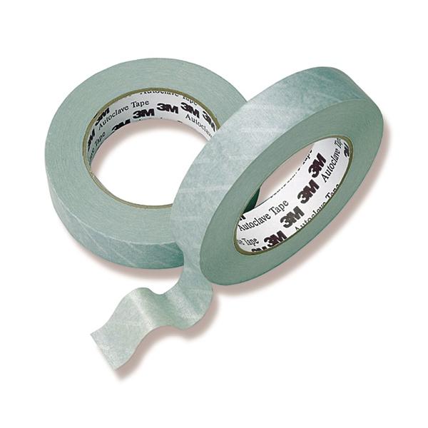 3M Healthcare Tape Indicator Comply 0.94 In X 60 Yards For Steam Sterilizers Green Lf 20/Case - 1355-24MM