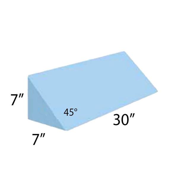 Alimed Wedge Positioning Polyfoam Blue Vinyl Cover 7X30X7" Ea - 927798