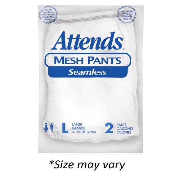 Attends Healthcare Products Pants Attends Adult Unisex Small/Medium 25-45" Nonabsorbent Yellow/ Blue 50/Ca - MPS20