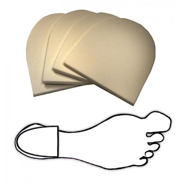 Aetna Felt Corporation Lift Pad Foot/Heel Felt 1/8" Thick Self-Adhesive 25/Package - 29433