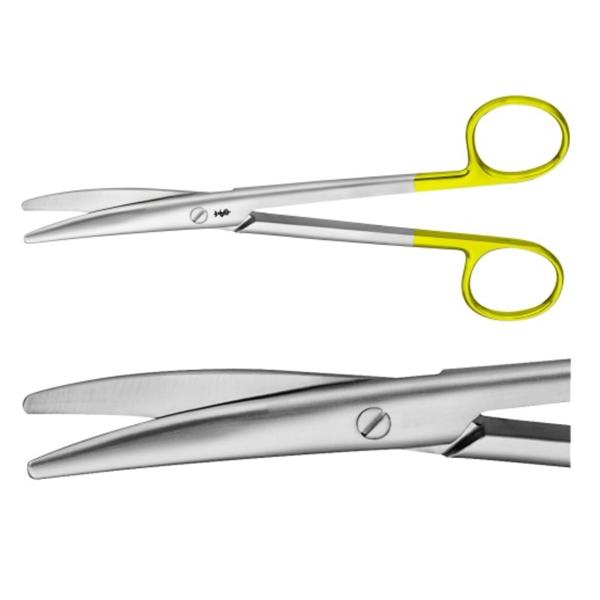 Aesculap Scissors Dissecting Mayo Durotip 6-3/4" Blunt/Blunt Smooth Curved Tc Ea - BC243R