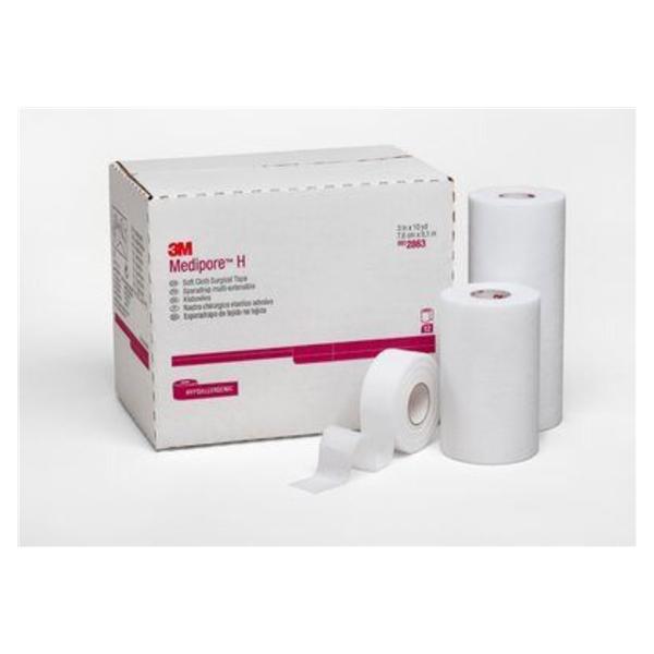 3M Healthcare Tape Medipore Soft Cloth 6"X2Yd White 16/Ca - 2866S