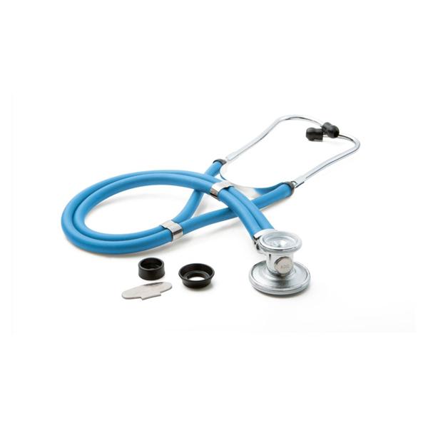 American Diagnostic Corp. Stethoscope Sprague Rappaport Adscope 641 Neon Blue Adult/Pediatric 30" 2Hd Ea - 641NB