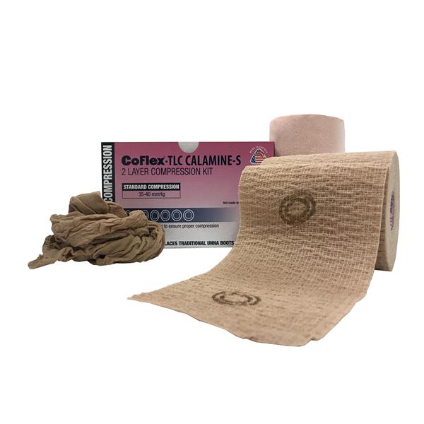 Andover Coated Products Bandage Coflex Compression Calamine 3" Cohesive Beige 8Bx/Ca - 8830UBC-SC