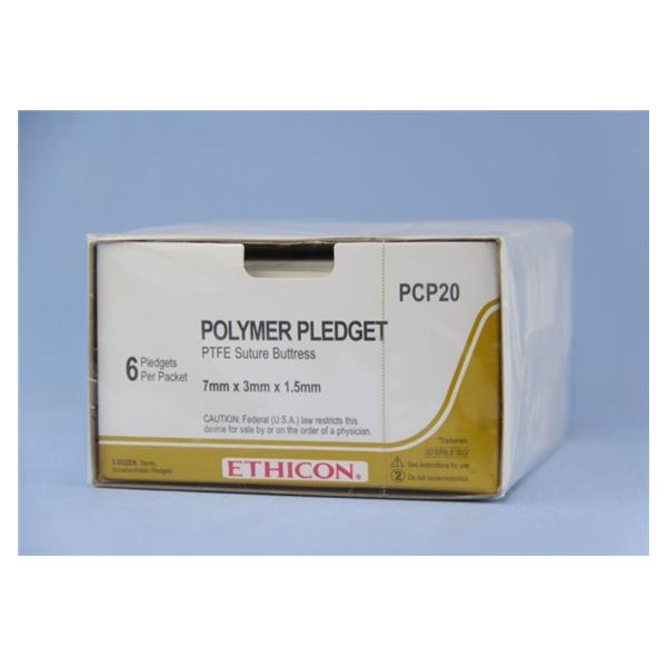 Ethicon Inc,a J & J Company Pledget Teflon 7X3X1.5Mm White Firm 36/Bx - PCP20