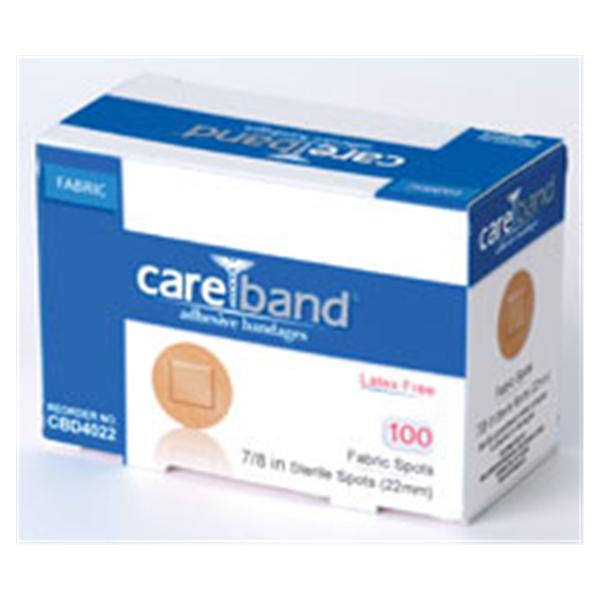 Aso Corporation Bandage Spot Fabric Careband 7/8" Flexible Flesh Lf 100/Bx, 12 Bx/Ca - CBD4022