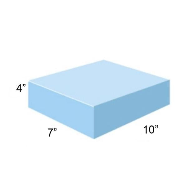 Alimed Positioner Patient Rectangle Foam Blue Nylon Cover 7X10X4" Ea - 91-354