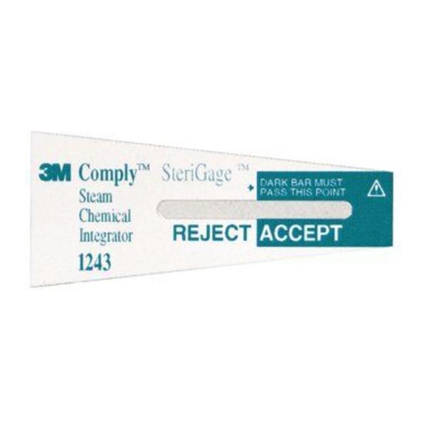3M Healthcare Integrator Load Record Comply Sterigage For Steam Sterilization 100/Bx - 4171MM